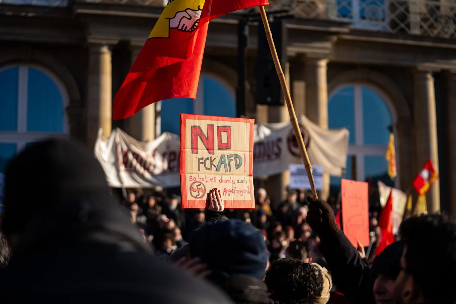 Ceasefire or Fire? Protests Against the AfD Conference Reach Their Peak