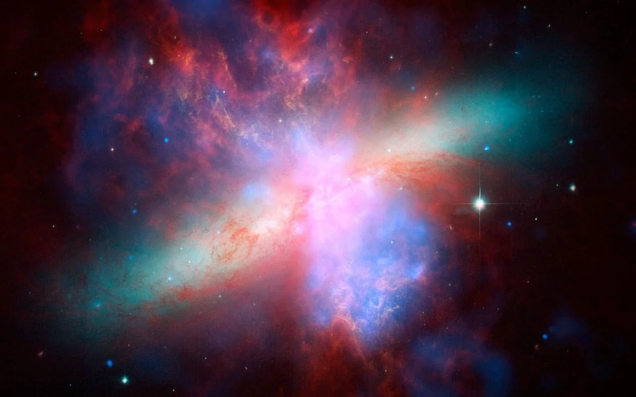 Galaxy M82: A Creator of New Stars in the Sky