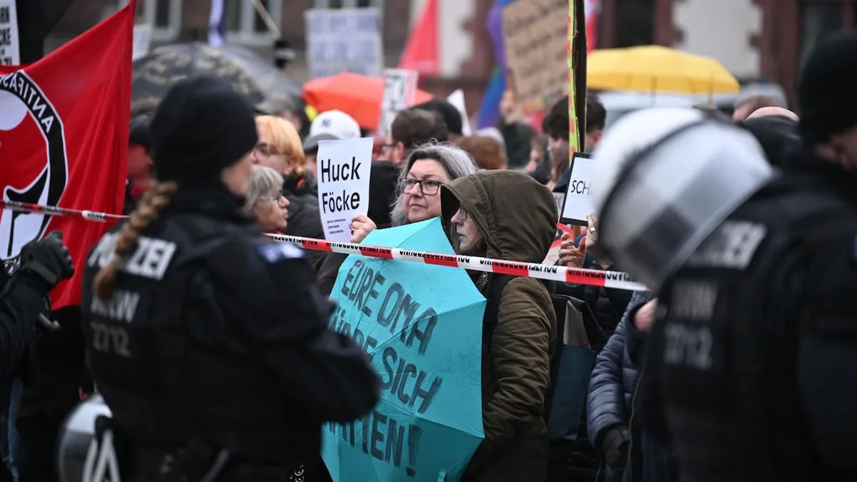 Large Demonstrations in Erfurt: 60,000 Protesters Expected
